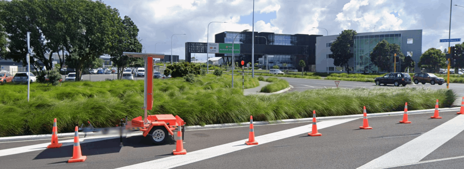 Traffic at Auckland Airport