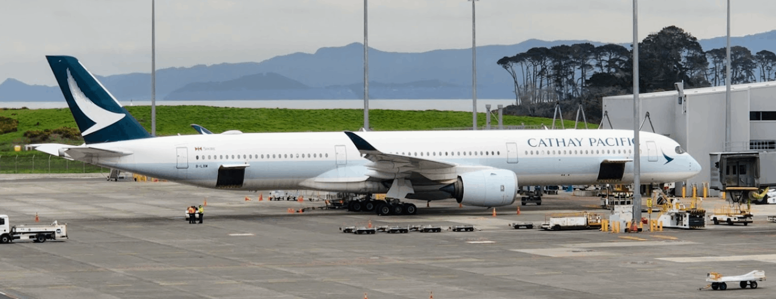 Cathay Pacific At Auckland Airport